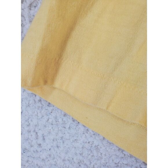 Vtg US Military Army Iceing Team LS Shirt Men XL Yellow Graphic 1984 HISS Duluth - Picture 6 of 11